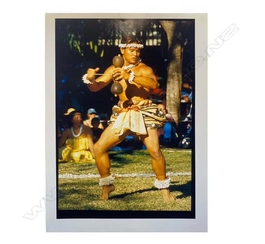 Glenn Jowitt (1955-2014) 'Pacific dancer', c.1985, colour print, 26 x 180mm Image 1++