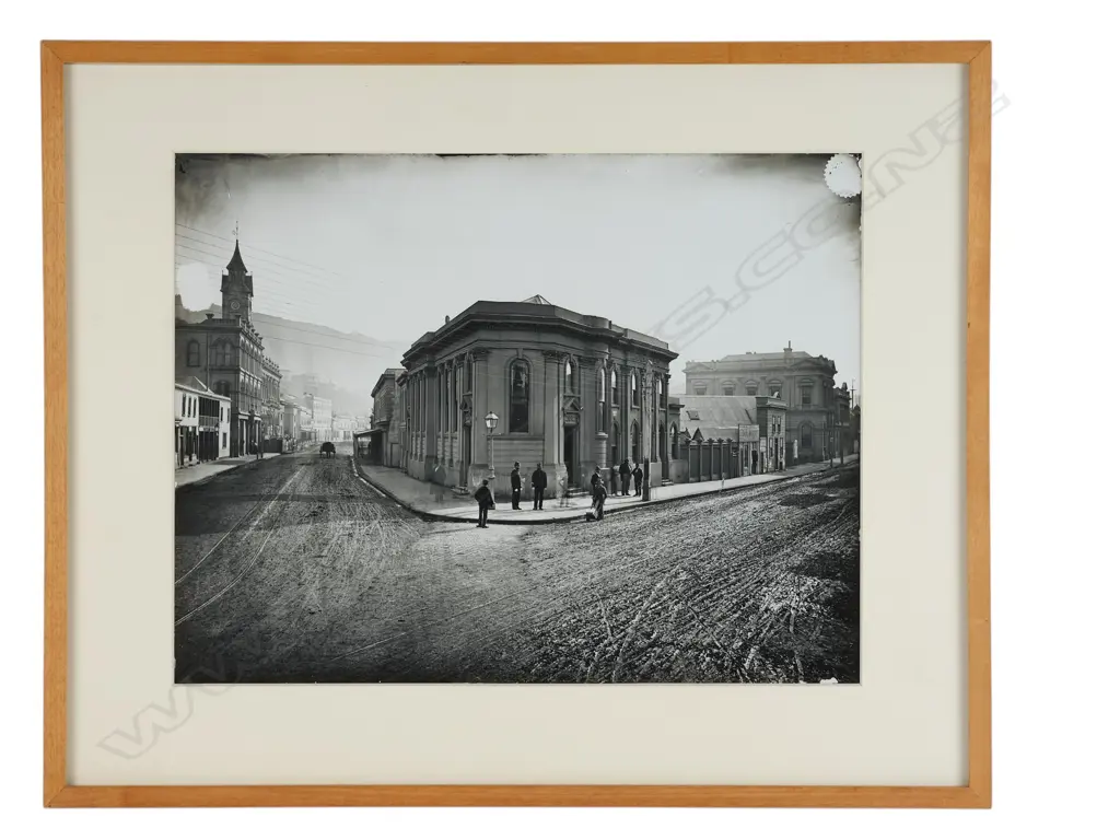 James Bragge (1833-1908) ‘Bank of New Zealand, 1879', c.1985, photographic print, 293 x 377mm Image 1++