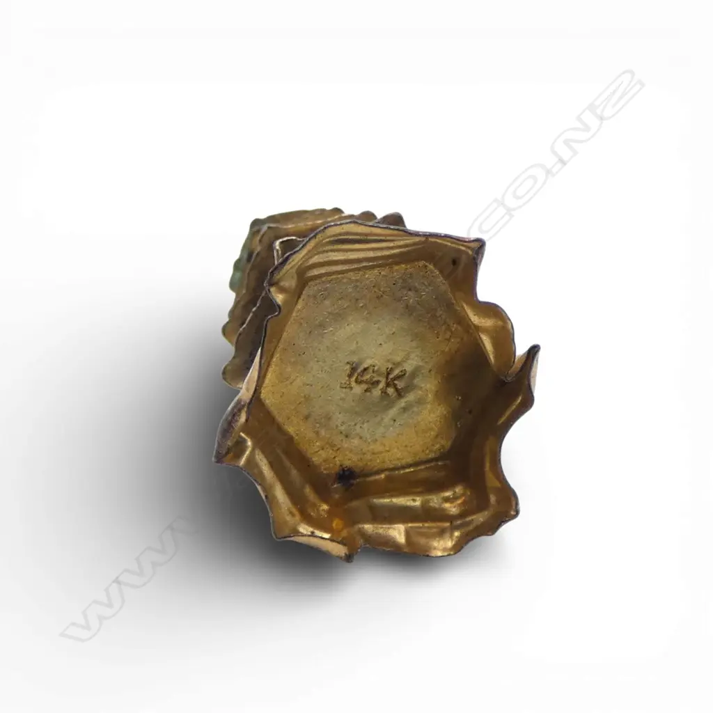 14CT PAGODA CHARM AF H.20mm 1.26gms Image 1++