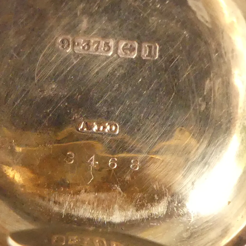 9ct SOVEREIGN CASE, AARON LUFKIN DENNISON, B'HAM 1876 15.8gms Image 1++