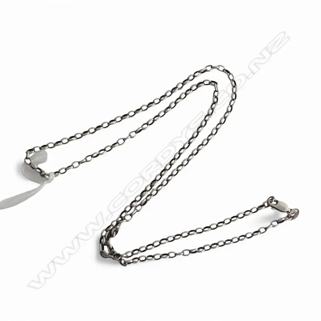 STG SILVER NECKLACE L.580mm Image 1++