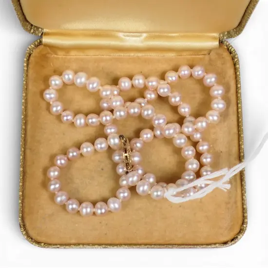 CIRO OF BOND STREET PEARL NECKLACE 9CT GOLD CLASP