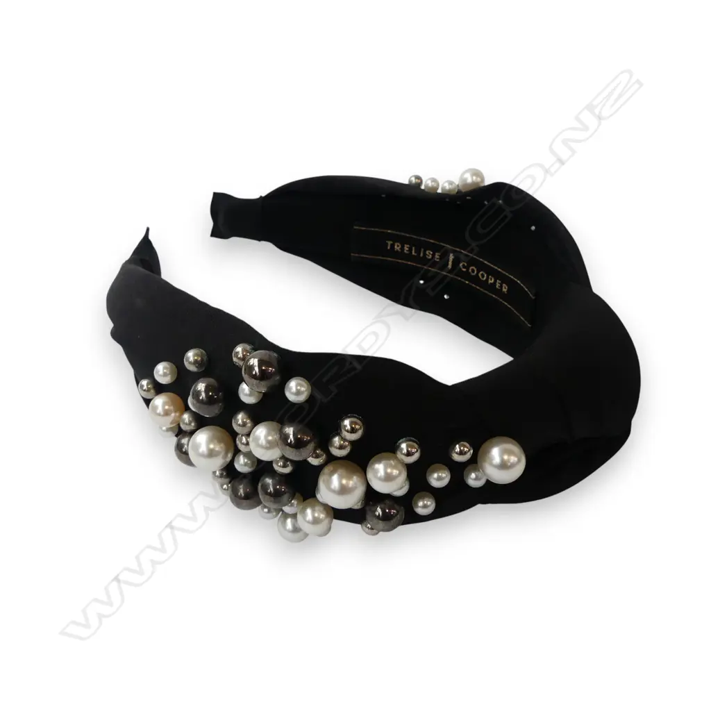TRELISE COOPER FAUX PEARL HEADBAND  Image 1++