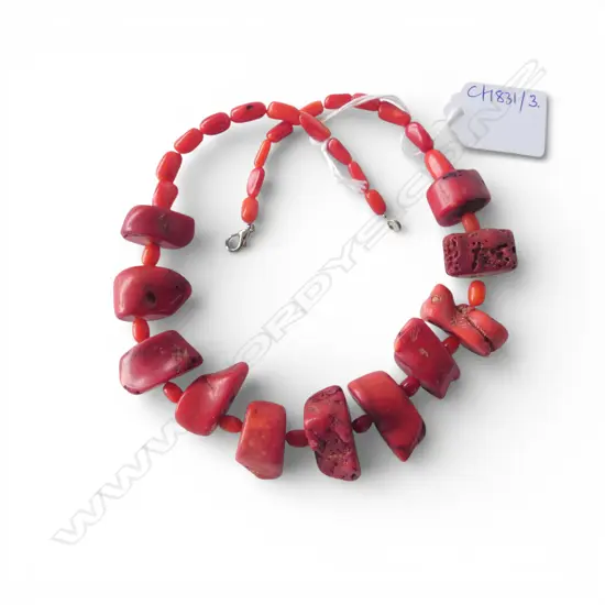 RED CORAL NECKLACE L.440mm