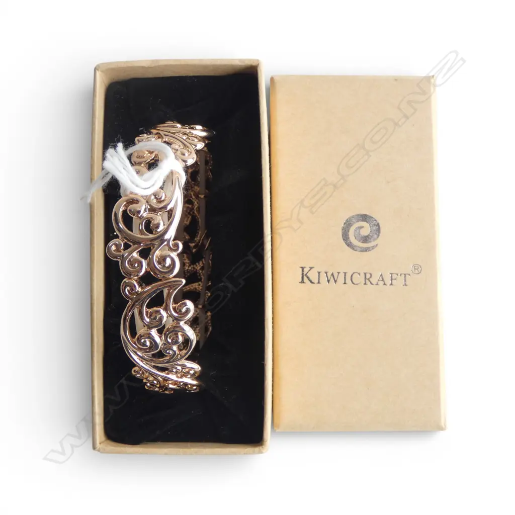 KIWICRAFT ROSE GOLD PLATED WITH EXPANDING STYLE STAP.  AS NEW Image 1++