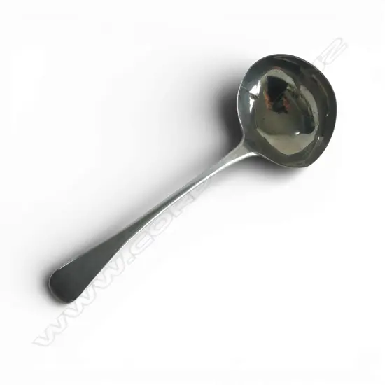 GEORGIAN STG SILVER LADLE 48gms split to bowl