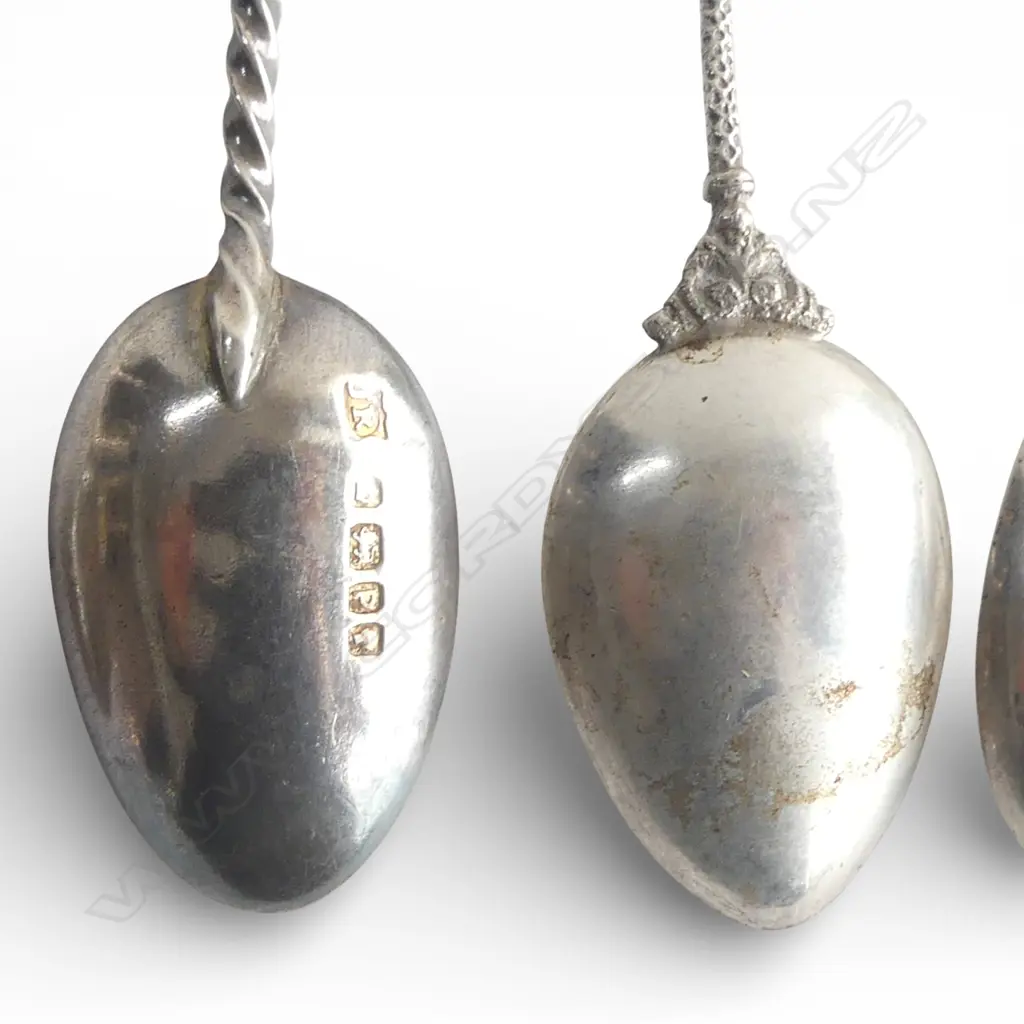 COLLECTION 7 S/SILVER  VINTAGE SOV SPOONS 71GMS  Image 1++