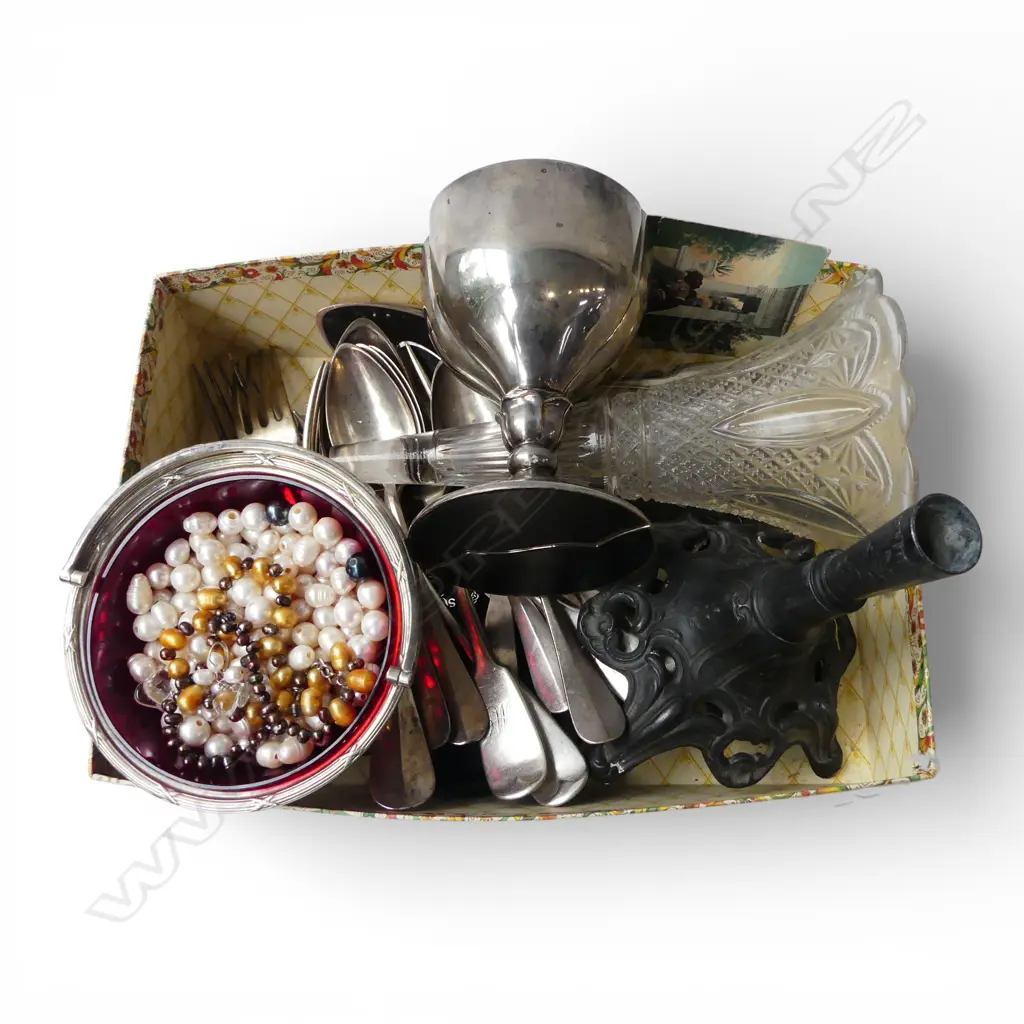 CHRISTOFLE CUTLERY, ASST EP, LOOSE FRESHWATER PEARLS ETC Image 1++