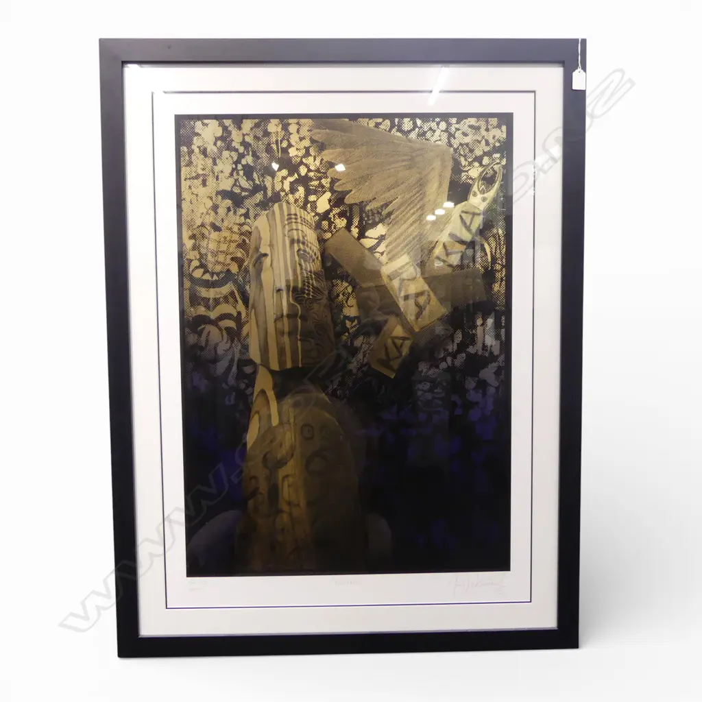 JIMMY JAMES KOURATORAS 'KARAKIA' PRINT 1/25 2019 845x605mm Image 1++