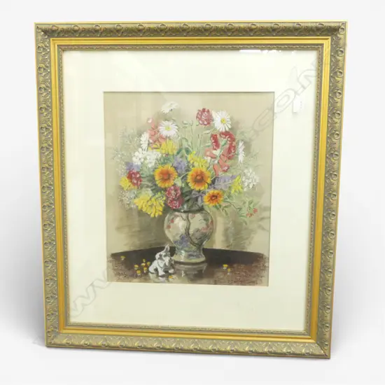 FLORAL STILL LIFE PASTLE ARTWORK NOT by M. STODDART