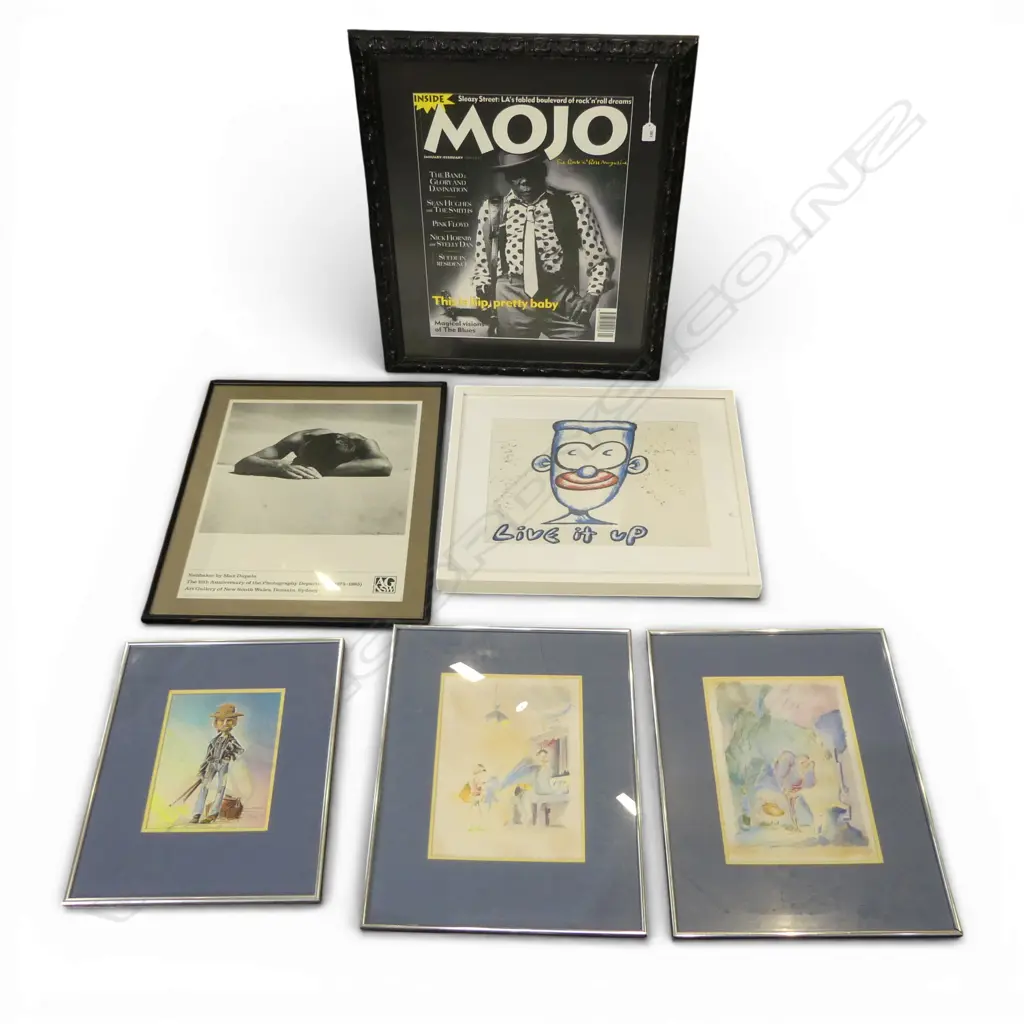 6 ARTWORKS; MOJO PRINT ETC Image 1++