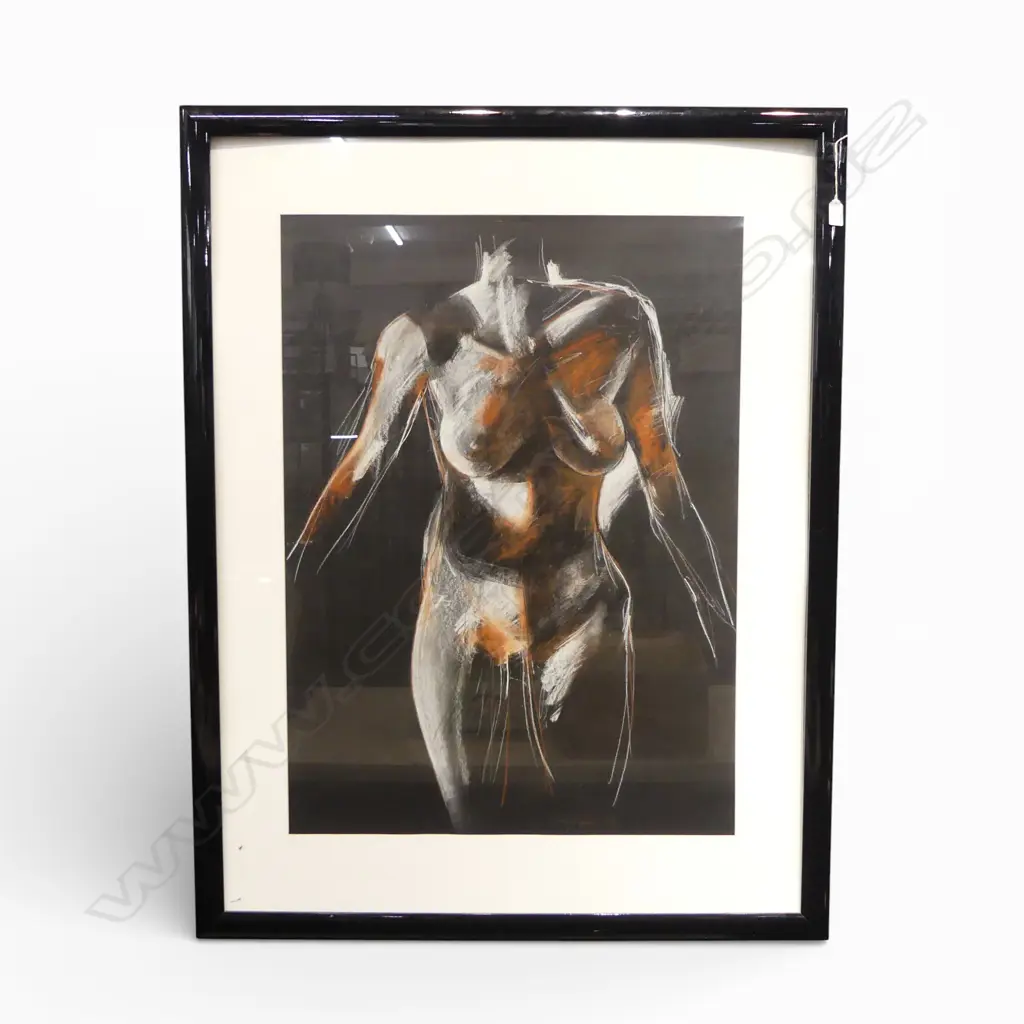 PASTEL NUDE, SIGNED & DATED '93 895x655mm FRAME REQ. MINOR ATTENTION Image 1++
