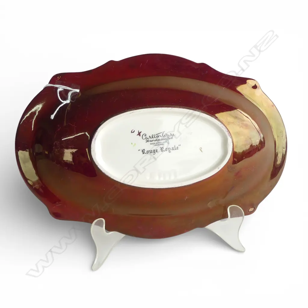 ROUGE ROYAL CARLTONWARE DISH ORIENTAL PAT L260MM Image 1++