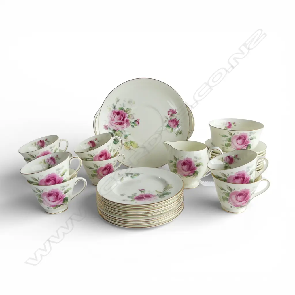 R/D 8 CSPS C/SUGAR & CAKE PLATE JUNE PAT Image 1++