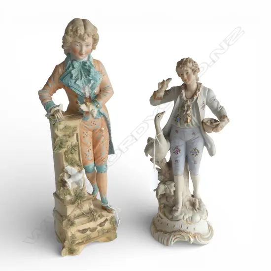 2 VINTAGE BISCE FIGURES H360 TALLEST