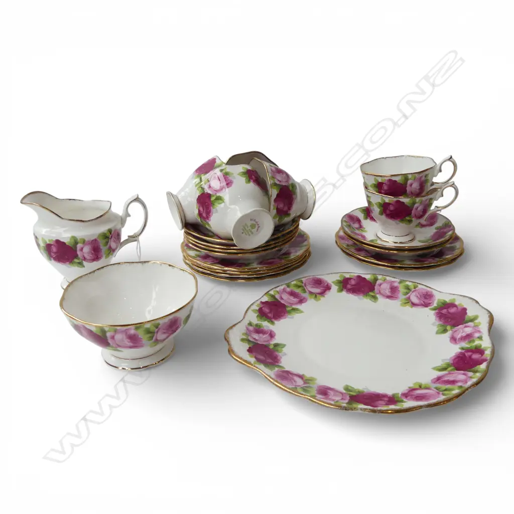 21 PCE OLD ENGLISH ROSES ROYAL ALBERT CHINA Image 1++
