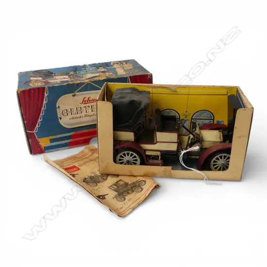 VINTAGE SCHUCO OLD TIMER MERCEDES SIMPLEX ANNO 1902 MODEL in original play worn box 