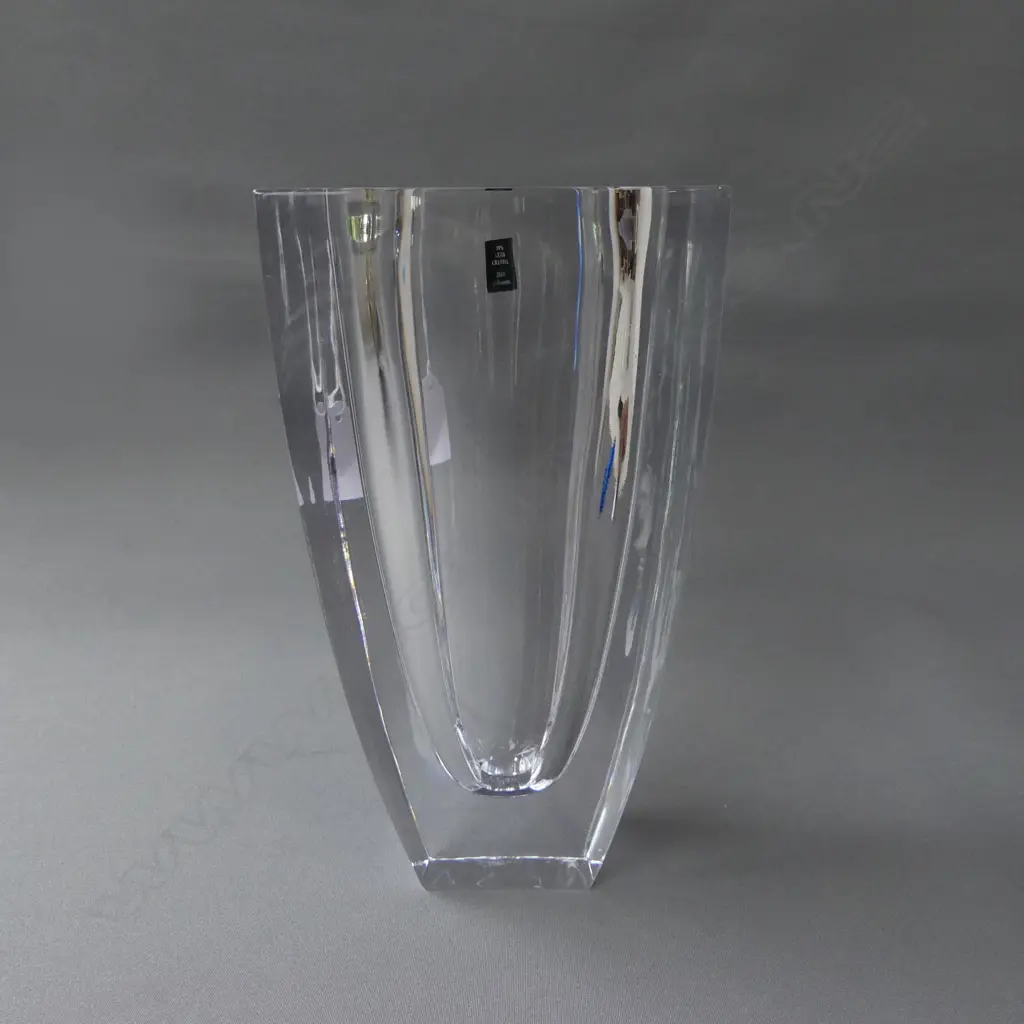 ROGASKA NOVA HEAVY CRYSTAL VASE, H.240mm Image 1++