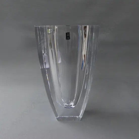 ROGASKA NOVA HEAVY CRYSTAL VASE, H.240mm