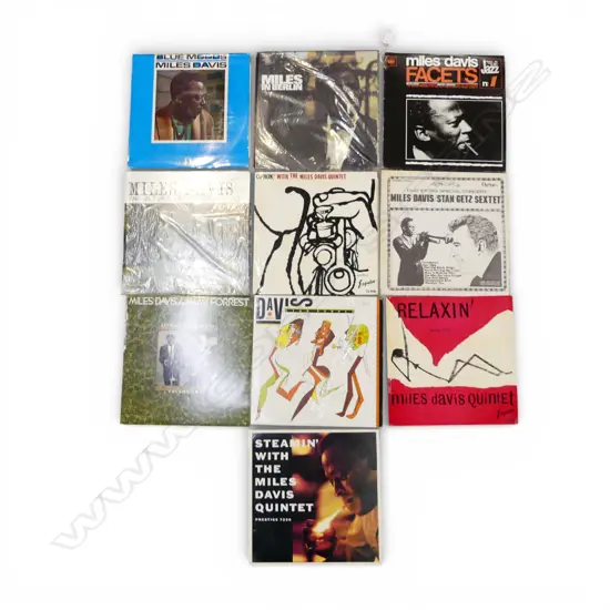 10 ASST. MILES DAVIS JAZZ LPs Provenance: Ex Collection Wellington Choy