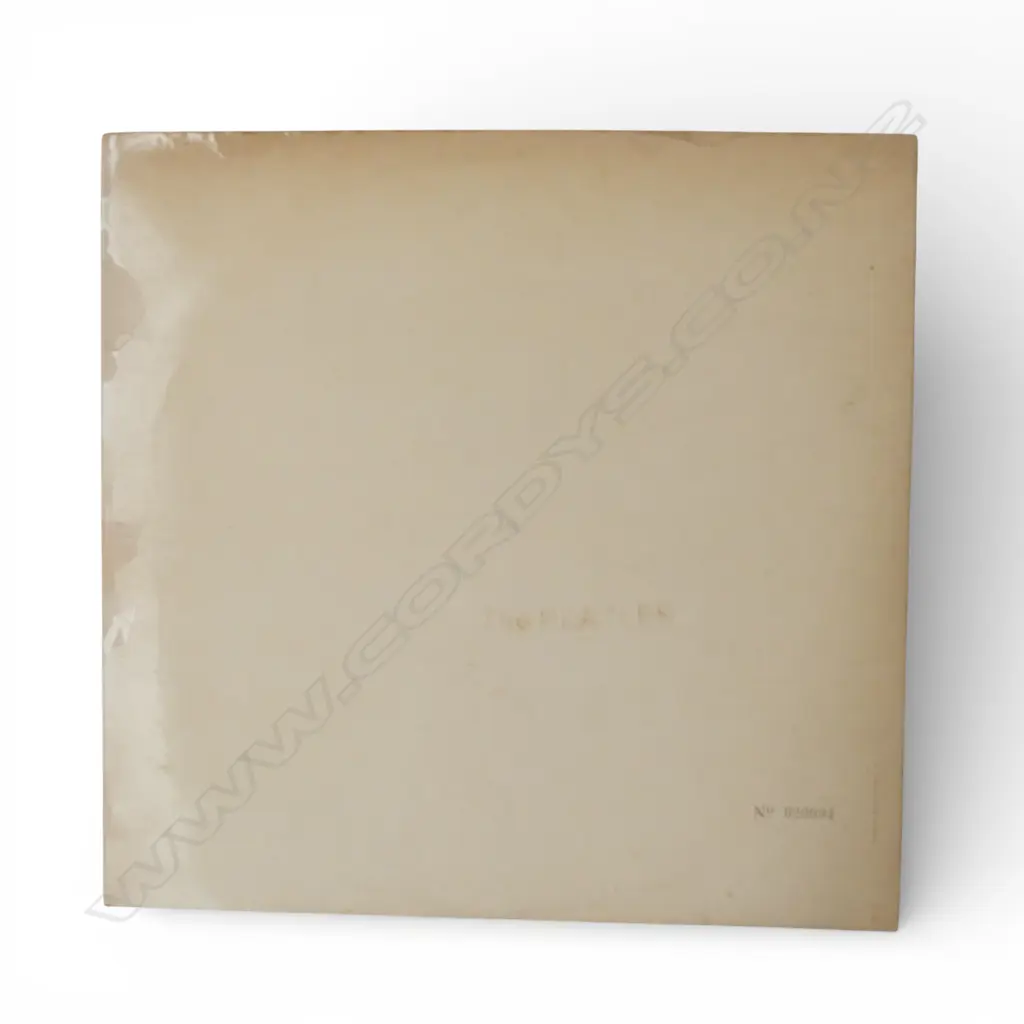 BEATLES WHITE ALBUM with poster PCS.7067 No.020094 ex Midge Marsden Collection Image 1++