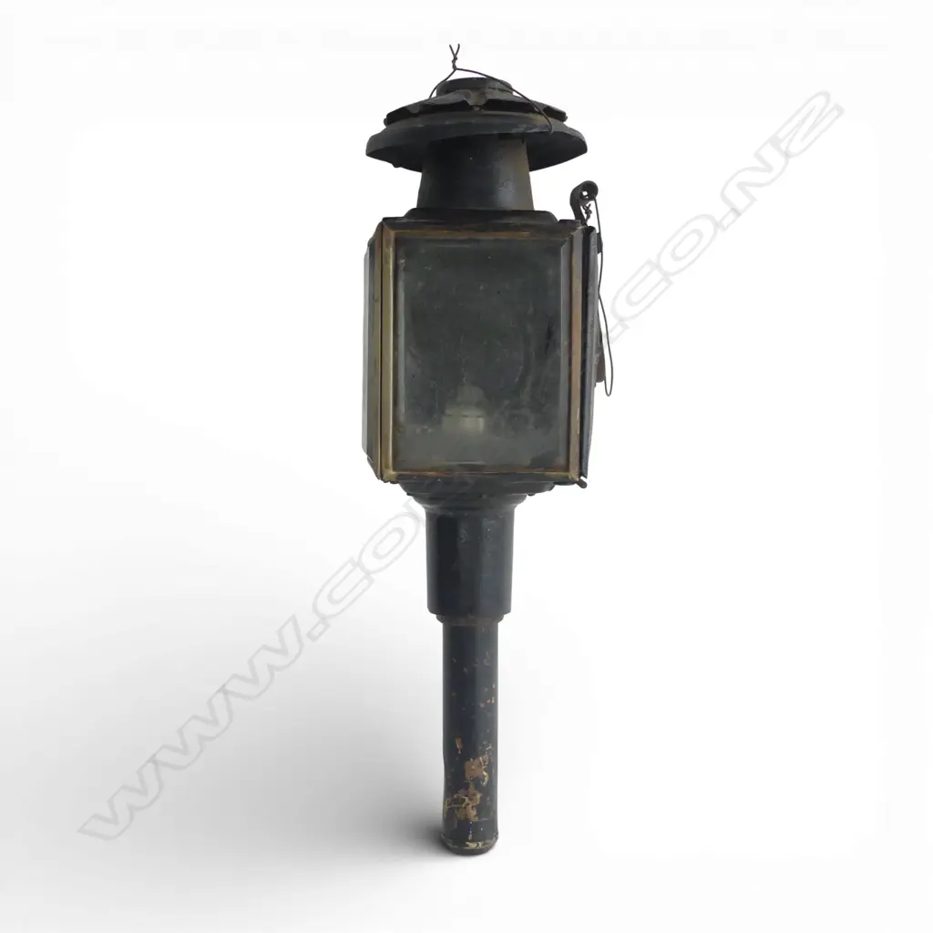 ANTIQUE GIG CARRAGE LAMP L420MM Image 1++