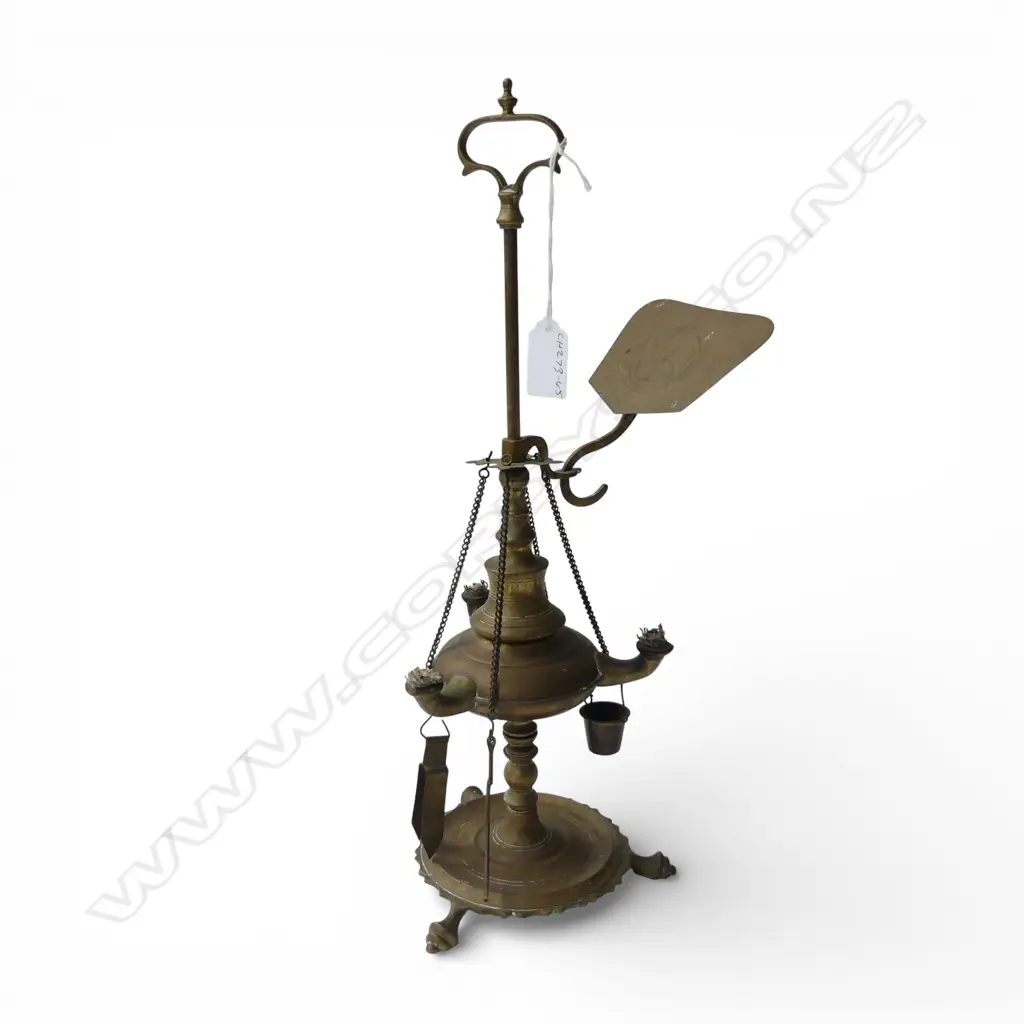 BRASS OIL LAMP H.400mm Image 1++