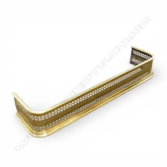 ANTIQUE HEAVY BRASS FIRESURROUND H140 L950MM