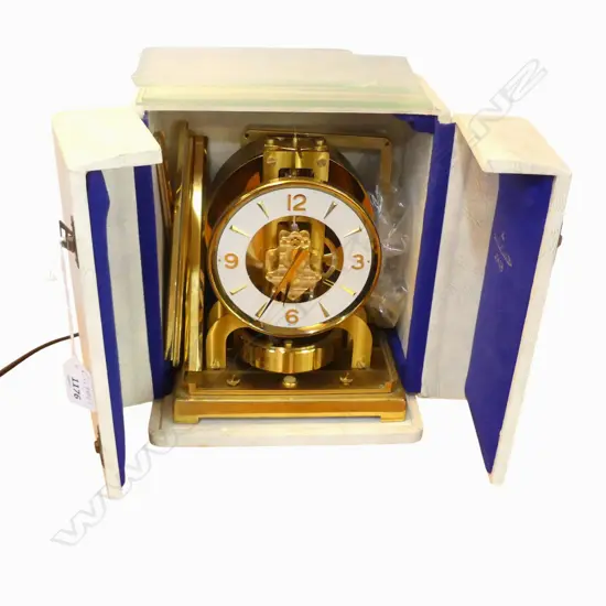 JAEGER LE-COULTRE ATMOS CLOCK, BOXED, REQ ASSEMBLY