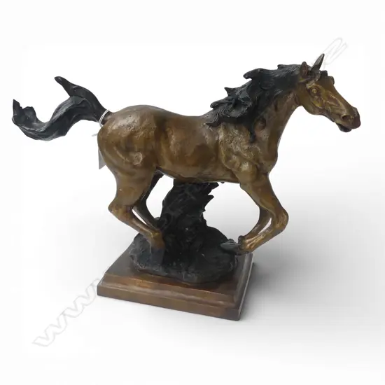 METAL HORSE SCULPTURE H.310mm