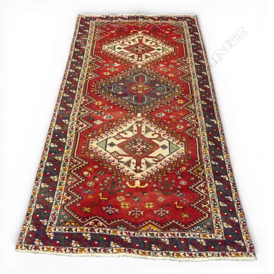 HAND KNOTTED WOOL PILE RUG 3000x1520mm