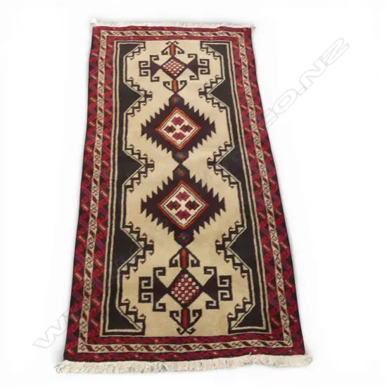 AFGHAN BALUCHI HAND KNOTTED WOOL PILE RUG 950x1710mm