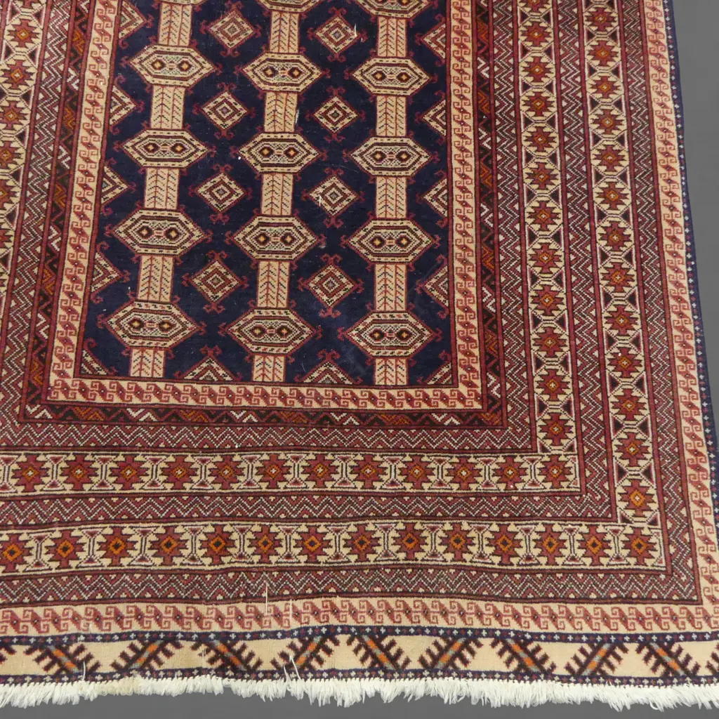 HAND KNOTTED WOOL PILE RUG 2120x1260mm Image 1++