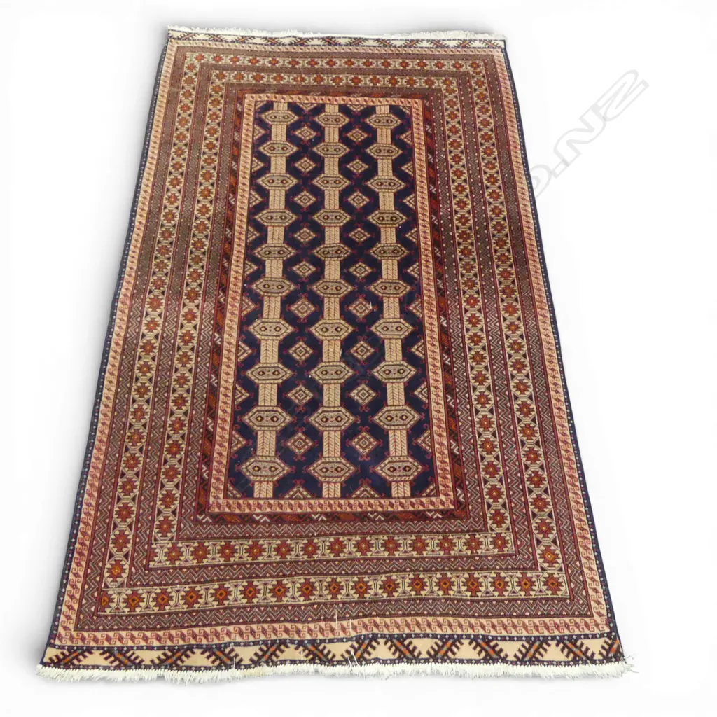HAND KNOTTED WOOL PILE RUG 2120x1260mm Image 1++