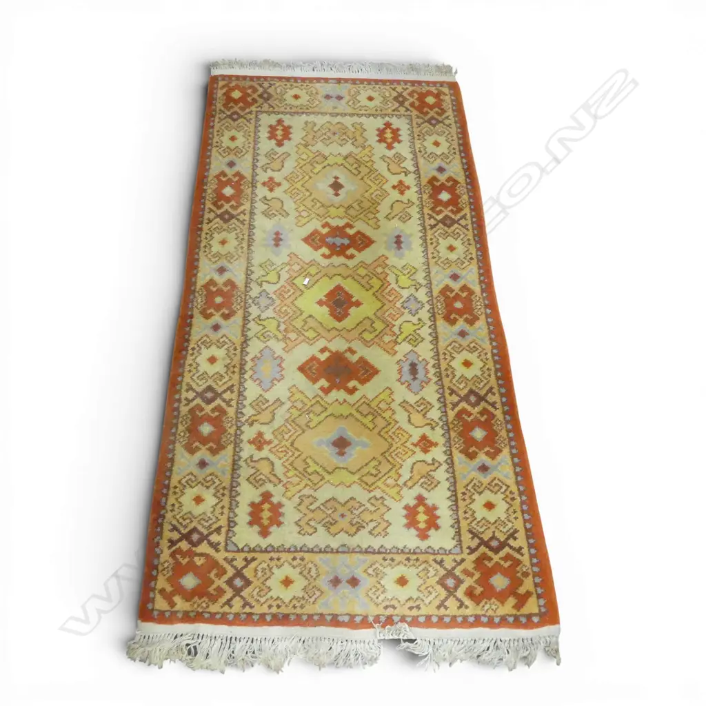 HAND KNOTTED WOOL PILE RUNNER 1650x800mm Image 1++