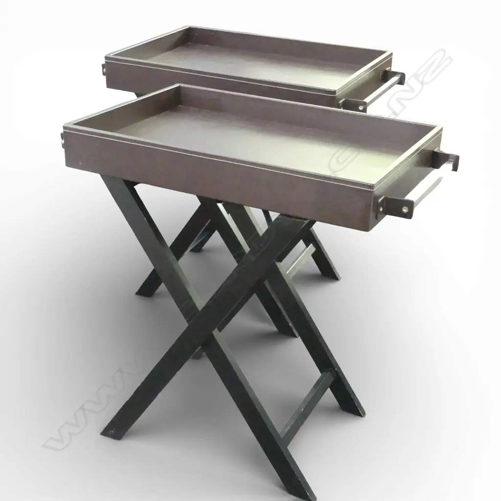 PR TRAY TABLES, FOLDING BASES 690x385x650mm Image 1++