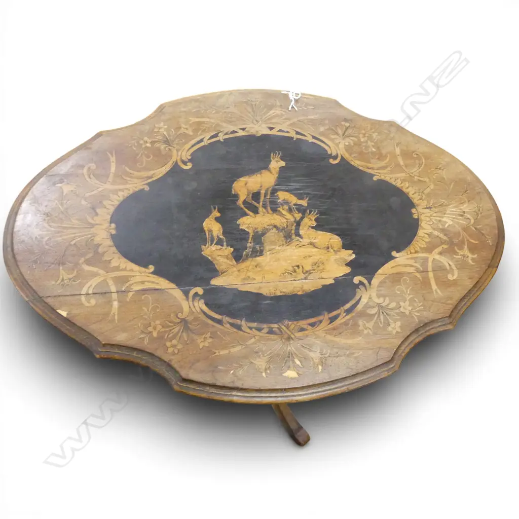 TILT TOP TABLE H.630mm needs restoration Image 1++