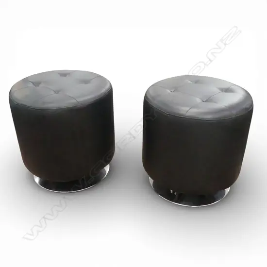 PR VINYL SWIVEL STOOLS H.460mm