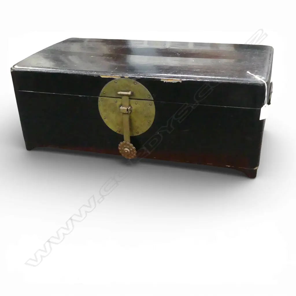 2 ORIENTAL LACQUER CONTAINERS W.660mm Image 1++