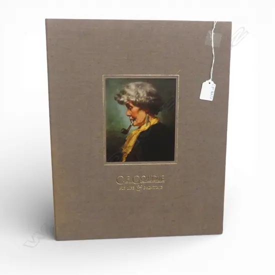 CASED ART BOOK 'C. F. GOLDIE / HIS LIFE & PAINTING' ALISTER TAYLOR 1977 370x300mm