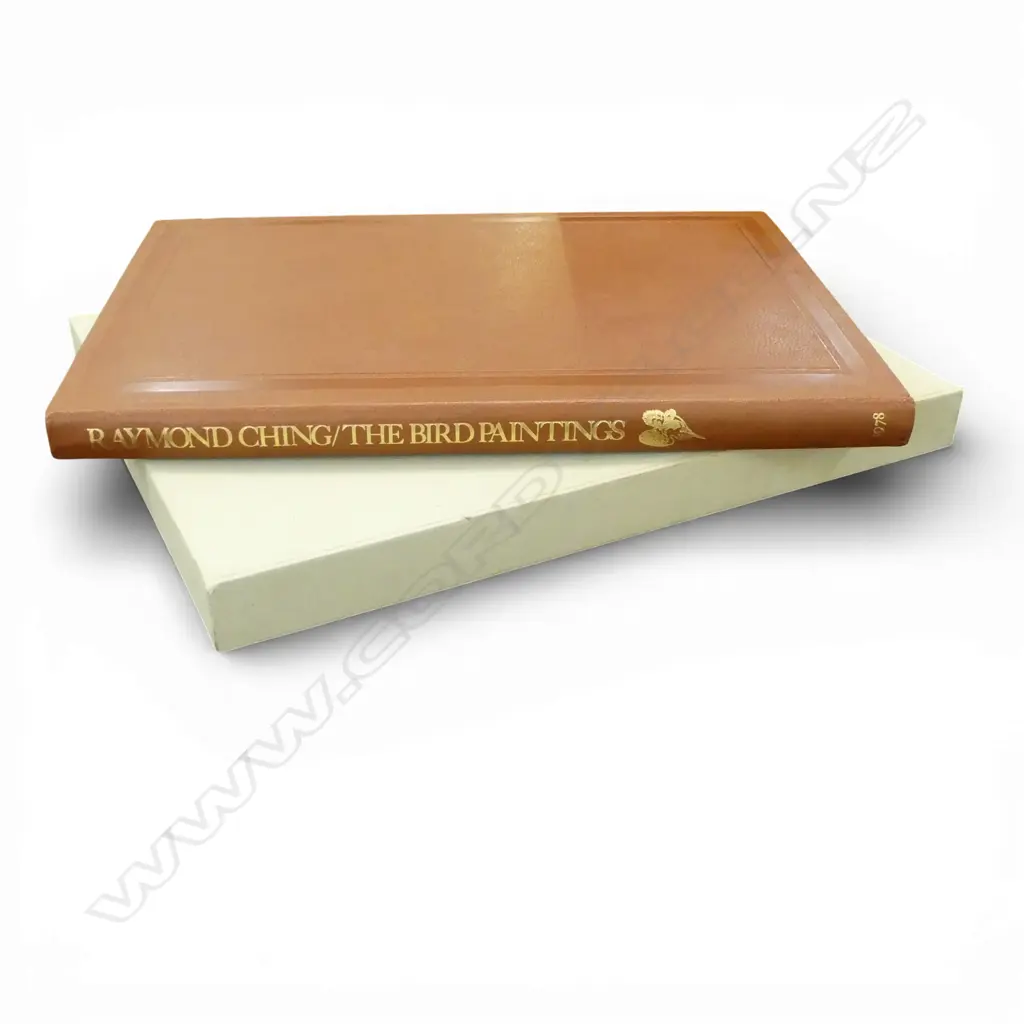 CASED ART BOOK 'RAYMOND CHING / THE BIRD PAINTINGS' COLLINS 1978 No.138 SIGNED 480x340mm Image 1++