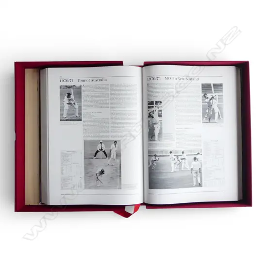 MEN IN WHITE - THE HISTORY OF NEW ZEALAND INTERNATIONAL CRICKET 1894-1985; Ed. 281/1200 in case