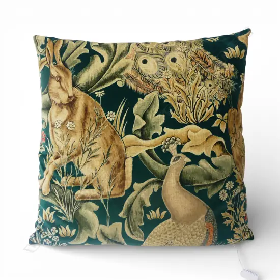 MORRIS & CO VELVET CUSHION 500x500mm