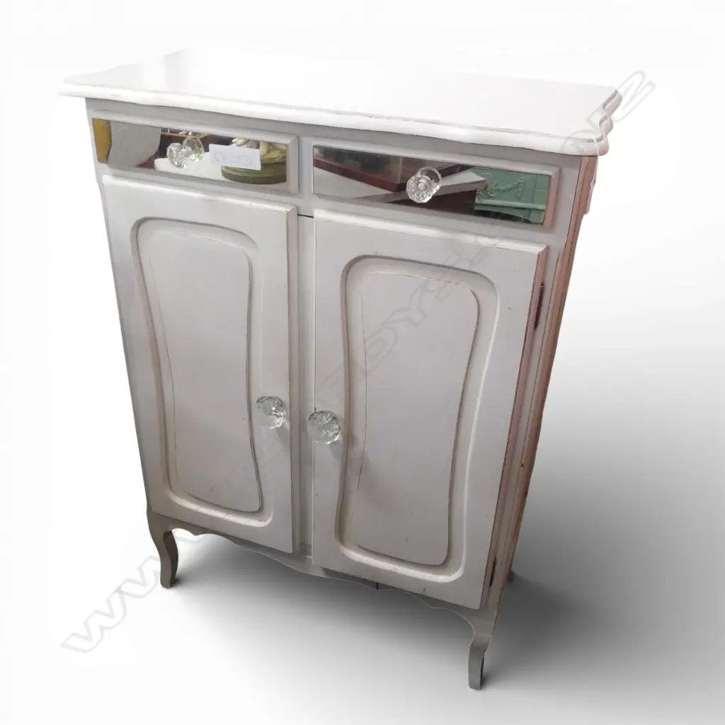 FRENCH WHITE PAINTED CABINET 755x380x1030mm Image 1++