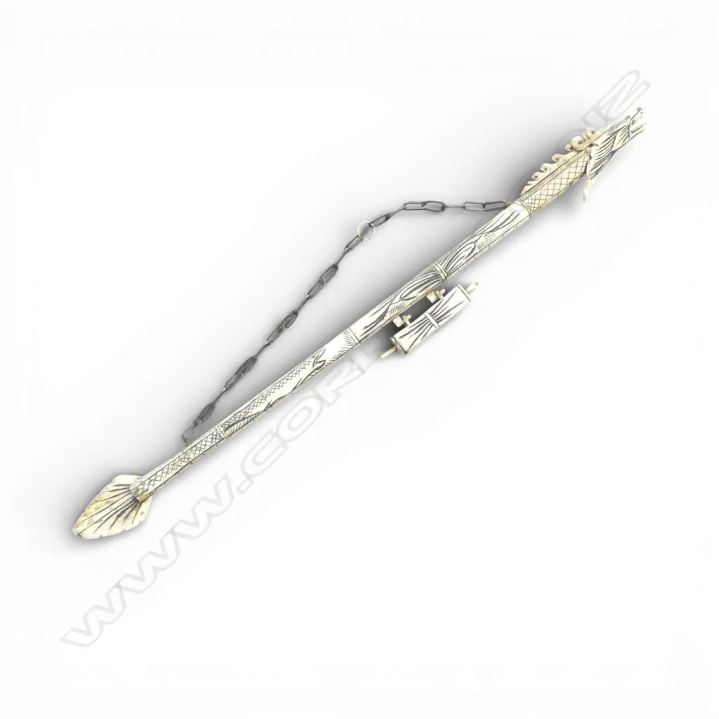  CARVED BONE REPLICA DRAGON DART GUN L.1000mm Image 1++