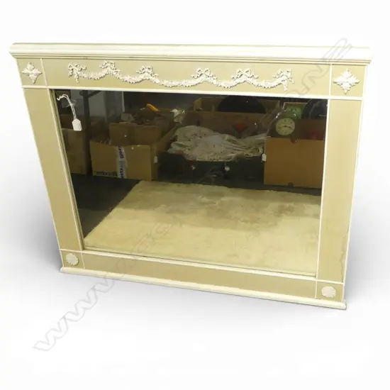 MIRROR w. WHITE PAINTED FRAME 835x1015mm