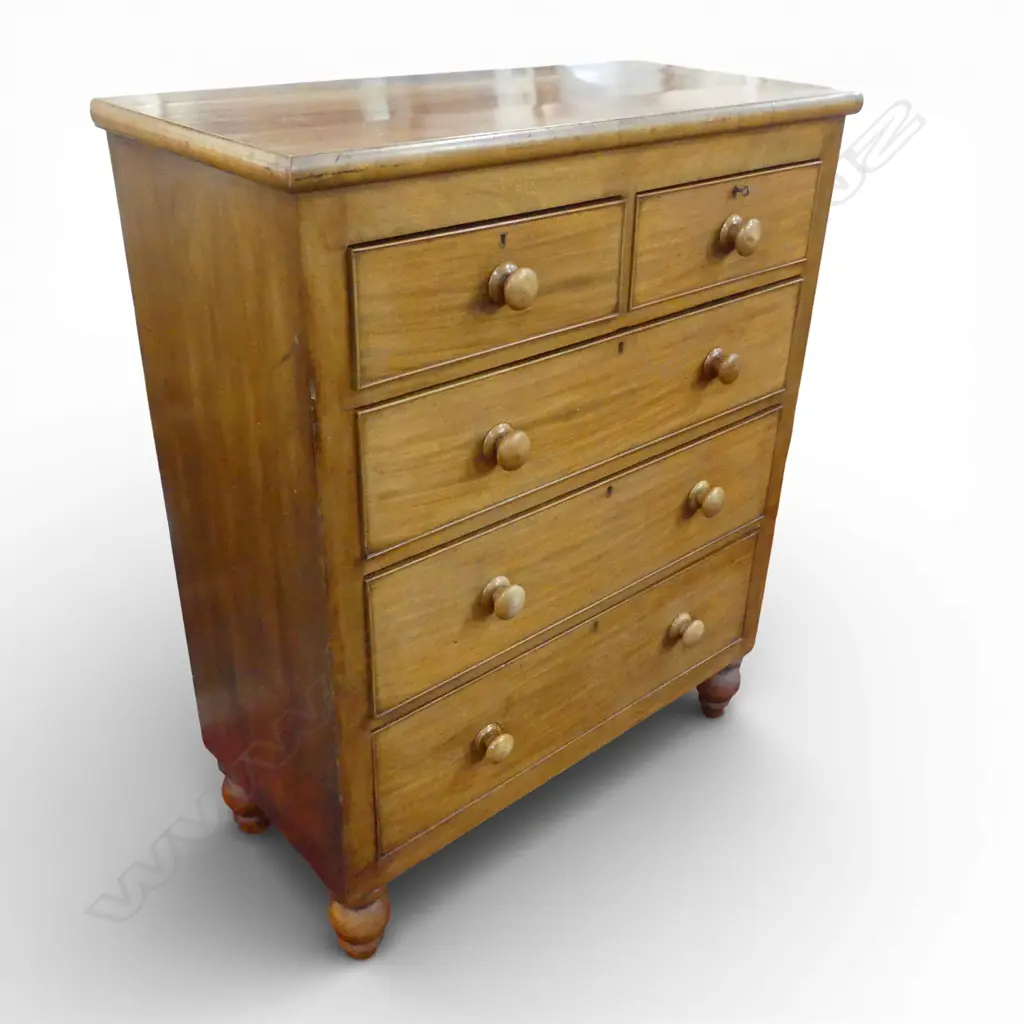 VICTORIAN CHEST OF DRAWERS 1005x470x1230mm Image 1++
