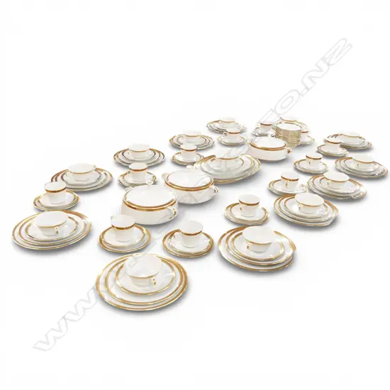 NORITAKE 'MILTON' 12 PLACE DINNER SERVICE