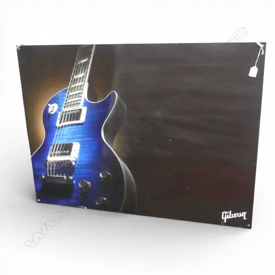 LG GIBSON GUITARS ADVERTISING BOARD 995x745mm