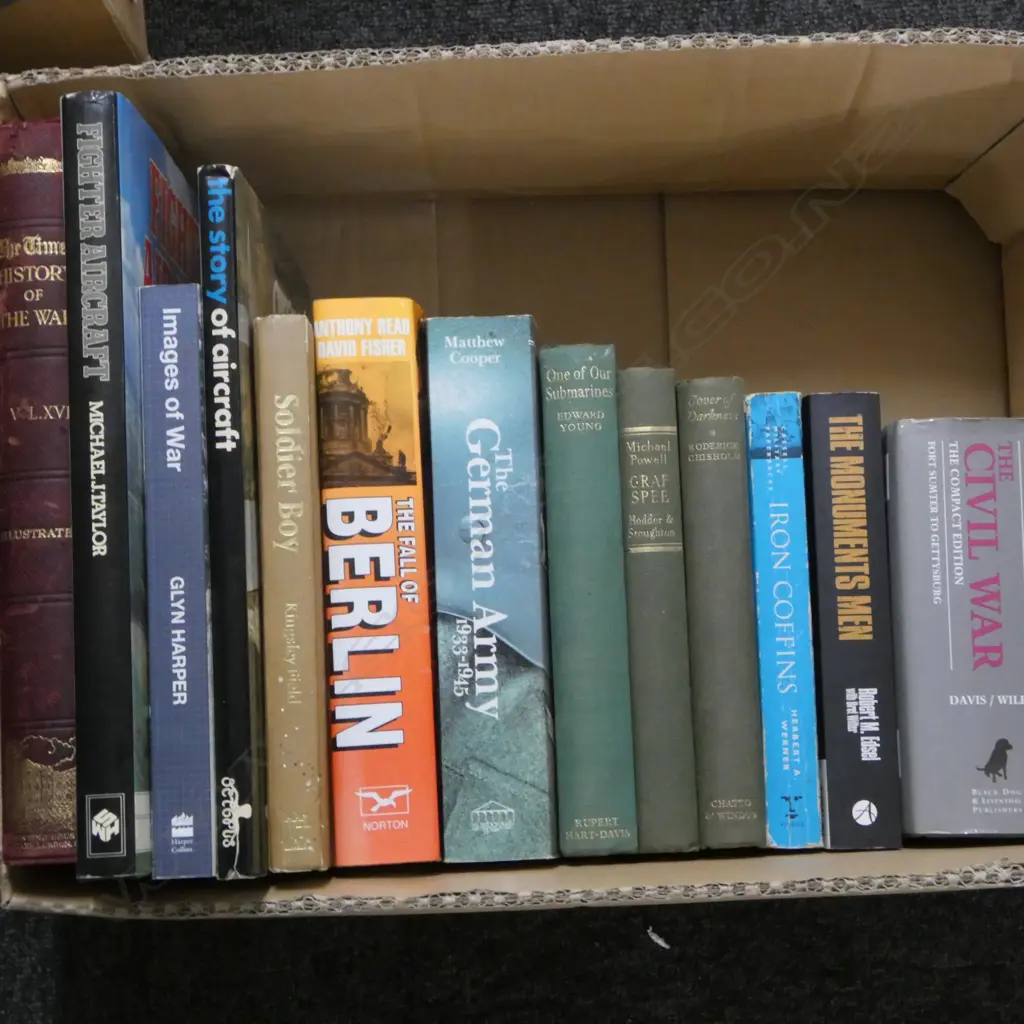 13 WAR REFERENCE BOOKS; CIVIL WAR, WW I & II, etc Image 1++